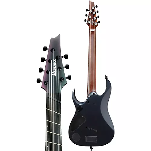 Ibanez RGD71ALMS Axion Label Multi-Scale 7-String Electric Guitar Black Aurora Burst - musicians--Friend