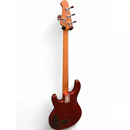 Used Ernie Ball Music Man Stingray 4 String CANDY APPLE RED Electric Bass Guitar CANDY APPLE RED - musicians--Friend