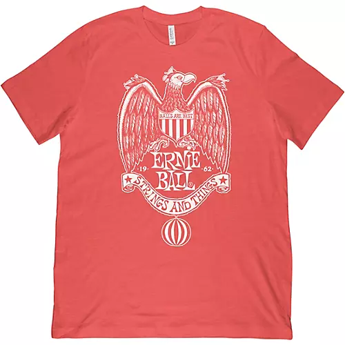 Ernie Ball 1962 Strings & Things Red T-Shirt XX Large Red - musicians--Friend