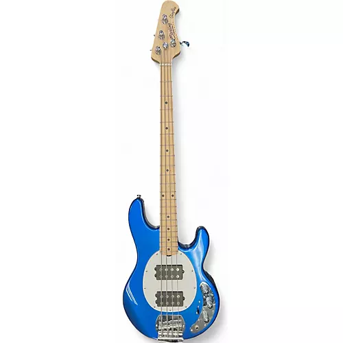 Used Sterling by Music Man Sub Series Stingray Blue Electric Bass Guitar Blue - musicians--Friend