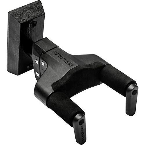 Hercules GSP38WBK PLUS Auto-Swivel Yoke Hanger Wall Mount Guitar Hanger Black - musicians--Friend