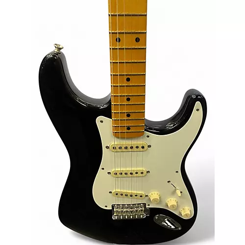 Used Fender Artist Series Eric Johnson Stratocaster Black Solid Body Electric Guitar Black - musicians--Friend