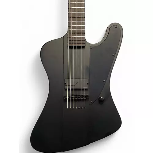 Used 2020s ESP LTD BLACK METAL SATIN BLACK Solid Body Electric Guitar SATIN BLACK - musicians--Friend