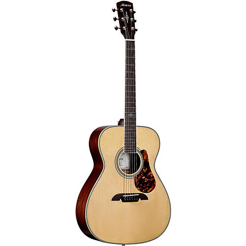 Alvarez MF60E Herringbone Folk-OM Acoustic-Electric Guitar Natural - musicians--Friend