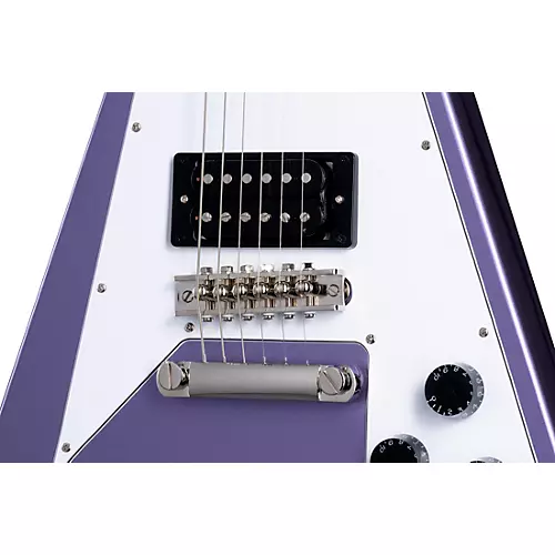 Epiphone Kirk Hammett 1979 Flying V Electric Guitar Ebony - musicians--Friend