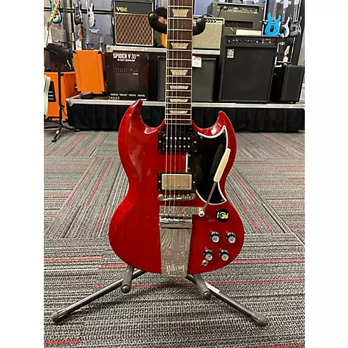 Used Gibson CUSTOM SHOP 61 SG Cherry Solid Body Electric Guitar Cherry - musicians--Friend
