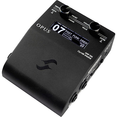 Two Notes AUDIO ENGINEERING Opus Amp Sim and DynIR Engine Effects Pedal Black - musicians--Friend