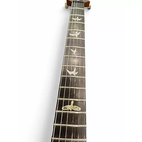 Used 2024 PRS Custom 24-08 Black Solid Body Electric Guitar Black - musicians--Friend