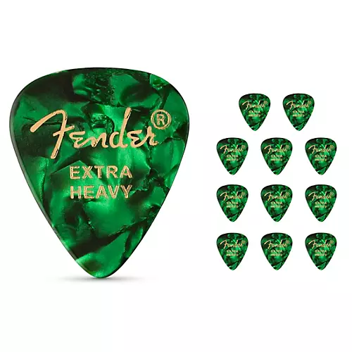 Fender 351 Premium Celluloid Guitar Picks 12-Pack Purple Moto X-Heavy - musicians--Friend