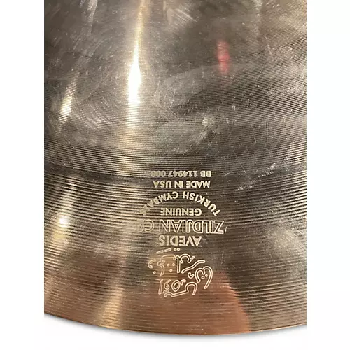 Used Zildjian 20in A Custom Ping Ride Cymbal 40 - musicians--Friend
