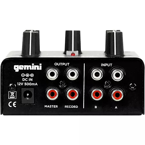Gemini Gemini MM1BT 2 Channel Mixer with Bluetooth Input - musicians--Friend