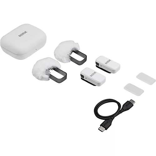 RODE Wireless Micro Ultra-Compact Wireless Microphone (Lightning) White - musicians--Friend