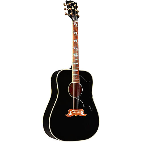 Gibson Elvis Dove Acoustic-Electric Guitar Ebony - musicians--Friend
