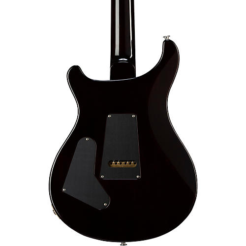 PRS Custom 24 Carved Figured Maple Top With Gen 3 Tremolo Solidbody Electric Guitar Black Gold Burst - musicians--Friend