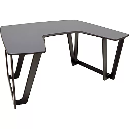 Argosy AIRE Artist Curved Workstation (no racks), Hautelink Desktop, Black Legs - musicians--Friend