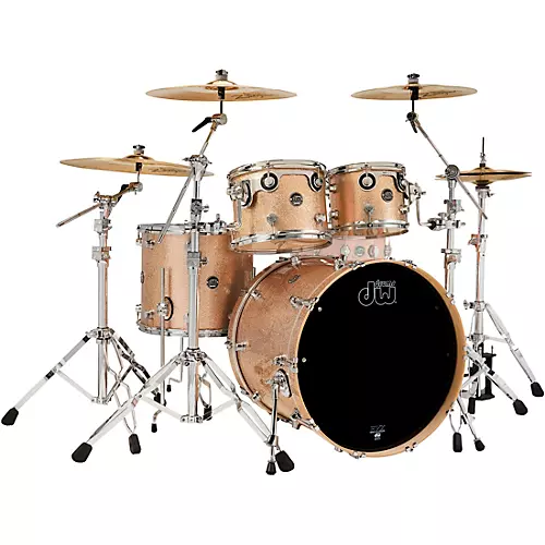DW 4-Piece Performance Series Shell Pack with 22 in. Bass Drum Bermuda Sparkle - musicians--Friend