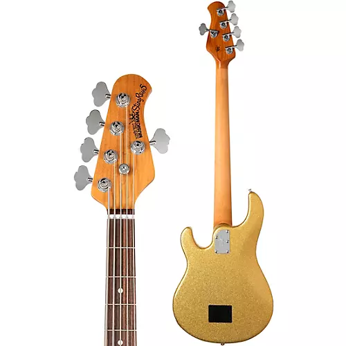 Ernie Ball Music Man StingRay5 Special HH 5-String Electric Bass Guitar Genius Gold - musicians--Friend