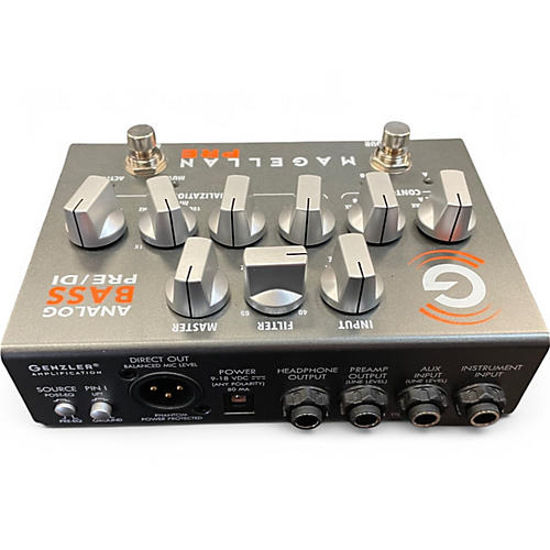 Used Genzler Amplification Magellan Pre Analog Bass Pre/DI Bass Effect Pedal - musicians--Friend