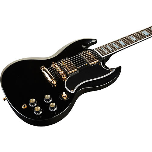 Gibson Custom SG Custom Electric Guitar Ebony - musicians--Friend