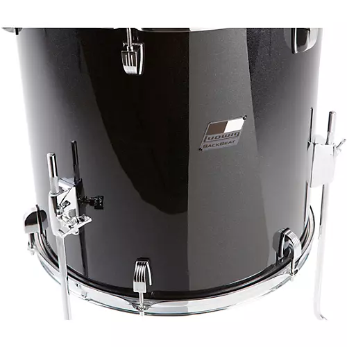 Ludwig BackBeat Complete 5-Piece Drum Set With Hardware and Cymbals Metallic Purple Mist - musicians--Friend