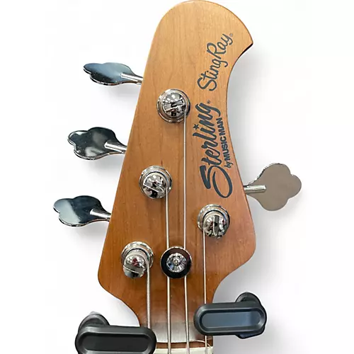 Used Sterling by Music Man Ray34 BLUE SPARKLE Electric Bass Guitar BLUE SPARKLE - musicians--Friend