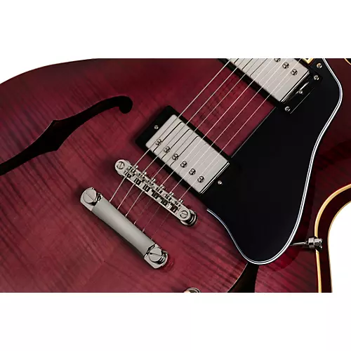 Epiphone ES-335 Figured Limited-Edition Semi-Hollow Electric Guitar Raspberry Burst - musicians--Friend