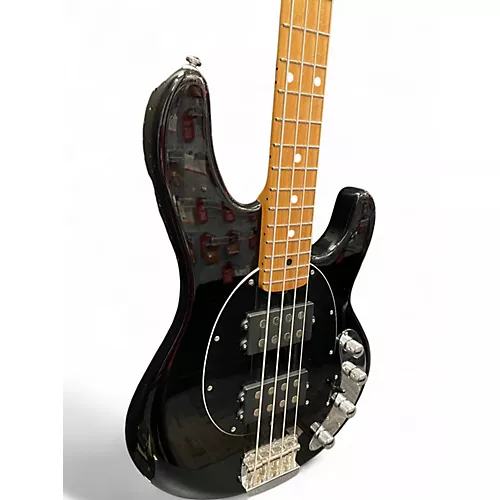 Used Ernie Ball Music Man StingRay Special HH Black Electric Bass Guitar Black - musicians--Friend