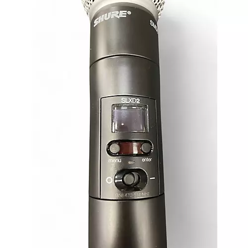 Used Shure 2LXD2 with SM58 Head Handheld Wireless System - musicians--Friend