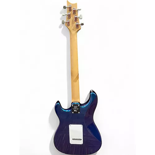 Used PRS SE Silver Sky Trans Blue Solid Body Electric Guitar Trans Blue - musicians--Friend