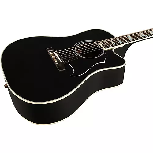 Gibson Songwriter EC Custom Acoustic-Electric Guitar Ebony - musicians--Friend