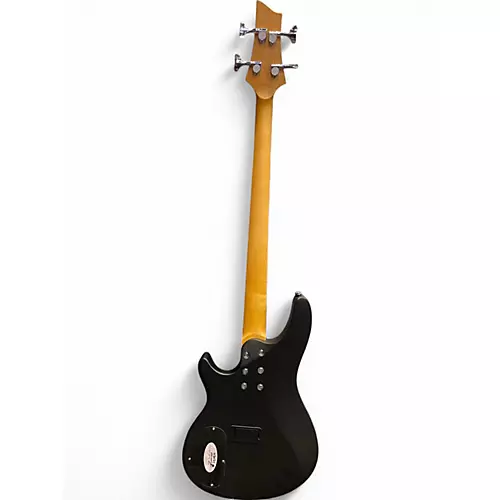 Used Schecter Guitar Research C4 4 String Black Electric Bass Guitar Black - musicians--Friend