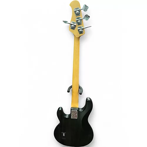 Used Sterling by Music Man Ray4 Black Electric Bass Guitar Black - musicians--Friend