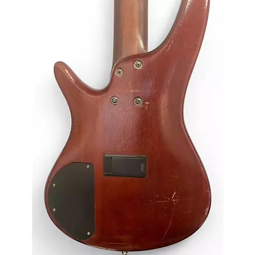 Used Ibanez SR505 5 String Walnut Electric Bass Guitar Walnut - musicians--Friend
