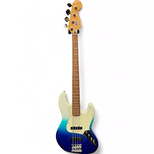 Used 2022 Fender Player Plus Active Jazz Bass Belair Blue Electric Bass Guitar Belair Blue - musicians--Friend
