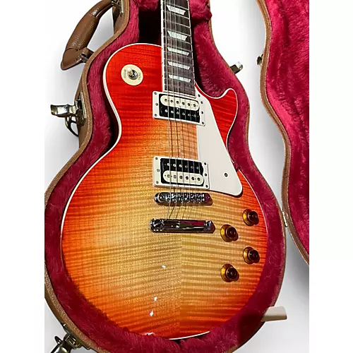 Used 2019 Gibson les paul paul trad pro v Cherry Sunburst Solid Body Electric Guitar Cherry Sunburst - musicians--Friend