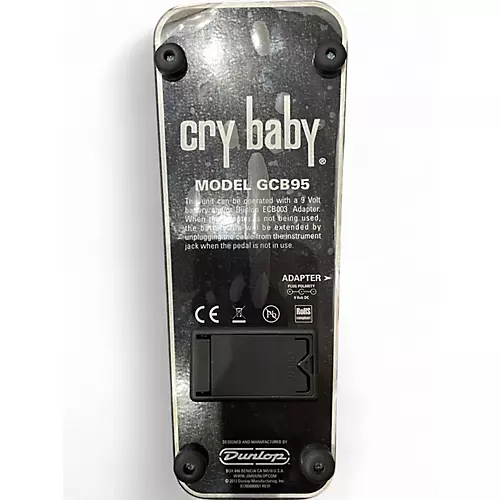 Used Dunlop GCB95 Original Crybaby Wah Effect Pedal - musicians--Friend