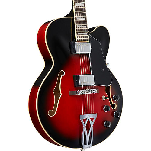 Ibanez Artcore AF75 Hollowbody Electric Guitar Transparent Red Sunburst - musicians--Friend