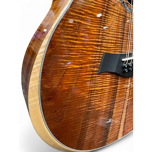 Used 2023 Taylor CUSTOM GA KOA MASTER GRADE Natural 12 String Acoustic Electric Guitar Natural - musicians--Friend