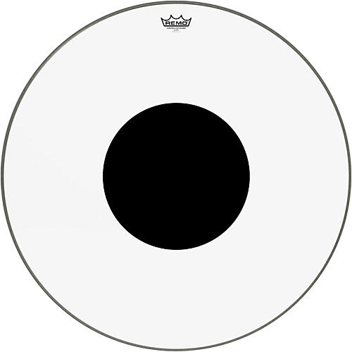 Remo Controlled Sound Clear With Black Dot Bass Drum Head 22 in. - musicians--Friend