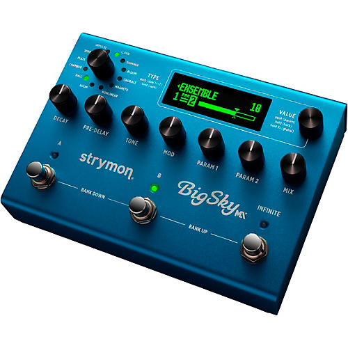 Strymon BigSky MX Reverb Workstation Effects Pedal Blue - musicians--Friend