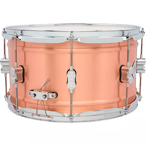 PDP by DW Concept Series 1.2 mm Natural Satin Brushed Copper Snare Drum 14 x 8 in. - musicians--Friend