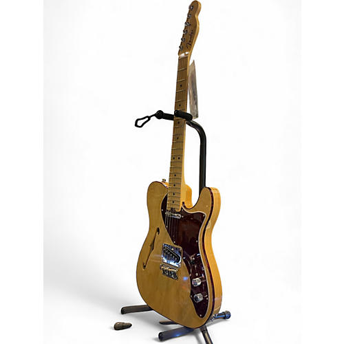 Used 2016 Fender American Elite Thinline Telecaster Natural Hollow Body Electric Guitar Natural - musicians--Friend