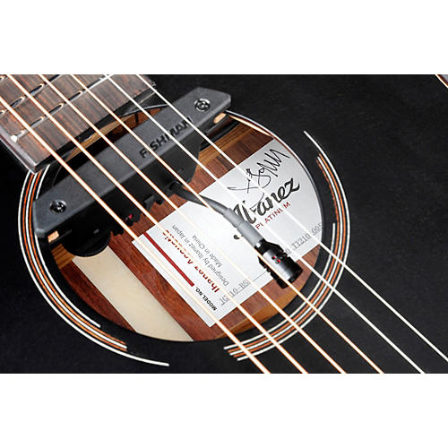 Ibanez Jon Gomm Signature Acoustic Electric Guitar Black Satin - musicians--Friend