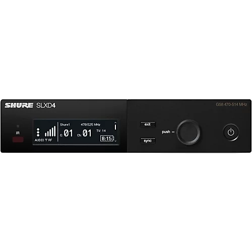Shure SLXD14/85M Single Bodypack System With WL185M Lavalier Band J52 - musicians--Friend
