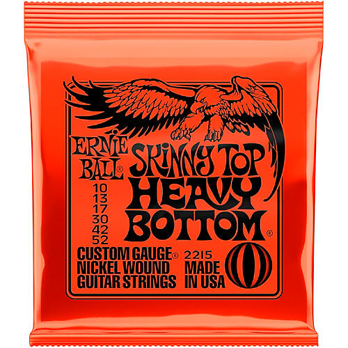 Ernie Ball 2215 Nickel Skinny Top/Heavy Bottom Electric Guitar Strings - musicians--Friend