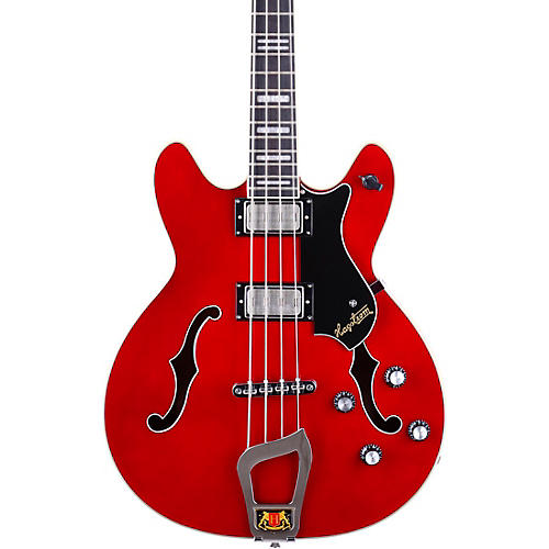 Hagstrom Viking Electric Short-Scale Bass Guitar Black - musicians--Friend
