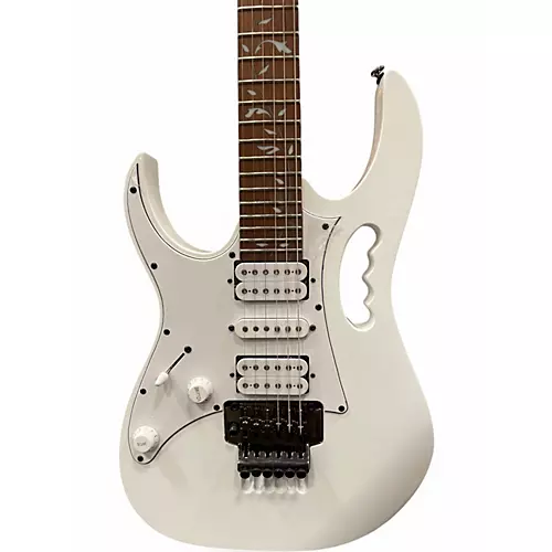 Used Ibanez JEMJRL White Electric Guitar White - musicians--Friend