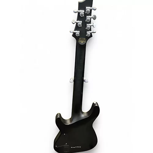 Used Schecter Guitar Research C7 Platinum Trans Black Solid Body Electric Guitar Trans Black - musicians--Friend