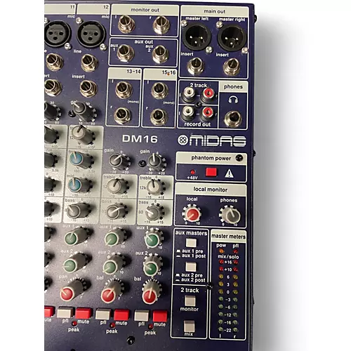 Used Midas DM16 Unpowered Mixer - musicians--Friend