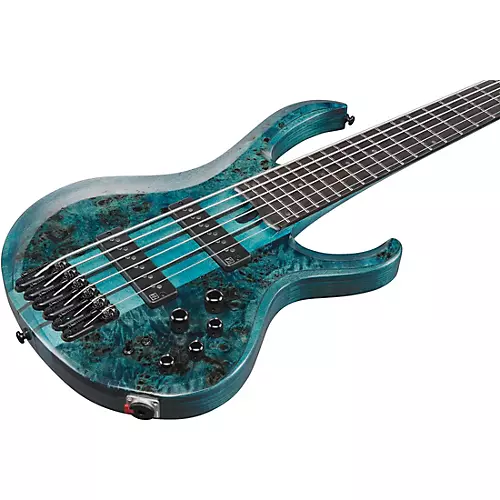 Ibanez BTB946 6-String Electric Bass Guitar Cosmic Blue Low Gloss - musicians--Friend